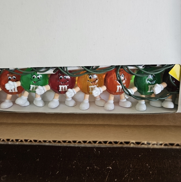 Vintage M&M's Set of 20 Candy Happy Lights Holiday Christmas New! Mint! 1993 - Picture 1 of 4